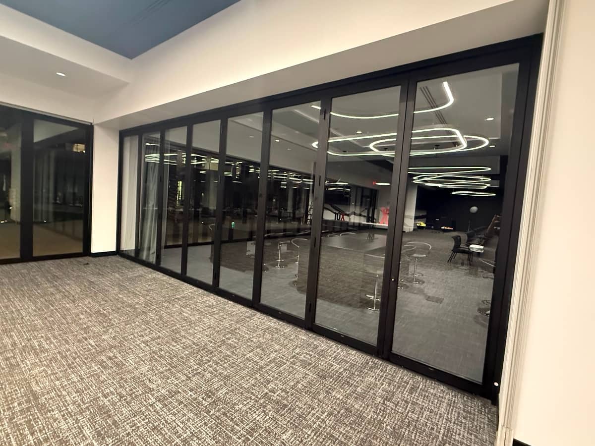 Office room with light tinted windows