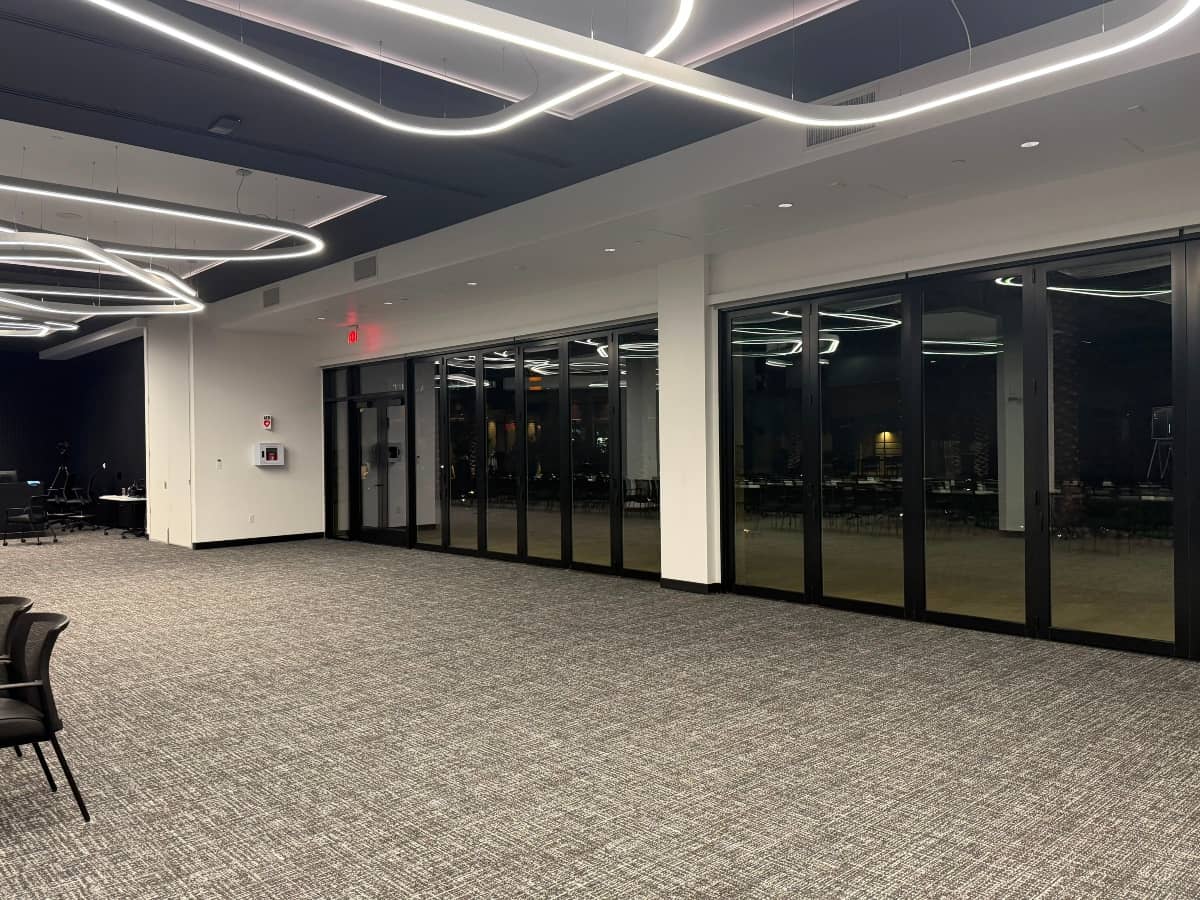 Office space tinted windows